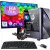 Hyrican PC/Workstation Hyrican MegaDeal Gaming-PC Striker SET2487 7374 + MSI PRO MP273ADE Maus, Tastatur & Headset [SET02487]