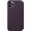 Apple Cover Folio Apple - iPhone 11 Pro Max - Pelle Melanzana, excellent