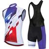 Mydawan Completo Ciclismo Uomo Abbigliamento Bici MTB Estivo Tuta Ciclista Senza Maniche,Maglietta Bicicletta Gilet e Salopette Pantaloncini con 9D Gel Imbottiti,Maglia da Ciclo Asciugatura Rapida(6,M)