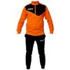 Rebeca Shop Tuta Legea M1110 Messico da Uomo Completa Giacca e Pantalone Training Sportiva (M, Arancio-Nero)