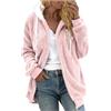 XUEJIANN Teddy, giacca da donna in pile con cappuccio, giacca softshell per cappotto invernale, elegante giacca per costume tradizionale, giacca invernale, felpa oversize, cappotto di lana corto,