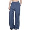 Urban Classics Pantaloni in Viscosa da Donna, Blu Vintage, 5XL