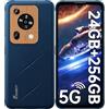 FOSSiBOT F112 PRO Rugged Smartphone 5G - 24GB+256GB/1TB, 7150mAh Telefono Indistruttibile, 6.88 HD+ 120Hz Cellulare da Lavoro Antiurto Android 14, 50MP+16MP Smartphone Rugged, Dual SIM/NFC/IP68/69K