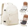 coofay Zaino Sottovuoto Viaggio con Pompa Zaino Ryanair 40x20x25 Sottovuoto Airback Bagaglio a Mano 40x20x25 Ryanair Zaini da Viaggio Beige