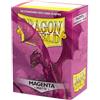 Dragon Shield- Maniche Magenta Opaco (100) Bustine per Carte, Colore Count, 1