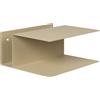 Ferm Living - Comodino da parete Lager - Beige - Ferro verniciato a polvere
