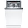 Bosch SPT4EMX24E Serie 4 Lavastoviglie integrata totale cm. 45 Cerniere Sliding - Larghezza 45 cm - Classe C - Coperti 10 - Assorbimento 59 kW - Connettività Home connect Wifi - Cassetto Portaposate Estraibile - Ex SPH4EMX28E