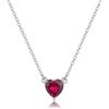 S'Agapõ Collana Girocollo Donna, Collana Donna in Acciaio e Zirconi con Simbolo Cuore | Collezione Dazzly - SDZ58