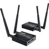 PremiumCord HDMI Extender Wireless Fino a 200 m, Full HD 1080p, HDMI 1.3, HDCP 1.3, Custodia In Metallo