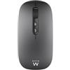 Ewent Advanced Rechargeable Wireless Mouse EW3207-2.4GHz, Bluetooth 5.0, Bluetooth 3.0 | Connessione Multi-Dispositivo | Assistente AI | Clic Silenziosi | Ricaricabile tramite USB-C | 3 DPI