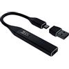Razer THX Onyx Amplificatore per cuffie DAC portatile: THX AAA MQA Renderer Direct Stream Digital DSD ESS ES9281PRO DAC Compatibilità cross-platform Gestione cavi magnetica, nero