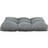 TRIXIE Cuscino per cani NIO - 75 x 60 cm - morbida cuccia per cani in grigio scuro con imbottitura in pile di poliestere, fondo antiscivolo e fodera impermeabile rimovibile - per interni ed esterni