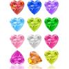 Vicloon Gemme per Immersione, 12 Pezzi Gemme Colorate Giocattoli Subacquei per Bambini, Bambino Pietre Preziose in Acriliche, Set di Gemme per Bambini, Colori e Forme Casuali