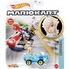 Hot Wheels Mattel Hot Wheels Mario Kart - Auto in metallo 1/64 - Character Cars - Personaggio Rosalina Birthday Girl