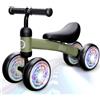 VITONIS Bicicletta Senza Pedali per 1-2 Anni Baby Walkers regalo per ragazzi e ragazze Giocattoli Regali per Bambini con quattro ruote illuminate