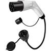 Qiping Adattatore Tipo 2 a Schuko, 3,5 kw 16A 0.7M 250V, Adattatore per Cavo di Ricarica EV Tipo 2 su Schuko, per e-Bike, e-Scooter, e-Moto, Non per V2L