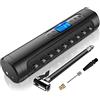 NWOUIIAY Compressore Portatile 150PSI 6000mAh Compressore Aria con Schermo Digitale LED 25-35L/min Compressore d'Aria Elettrica Multifunzione Mini Compressore per Moto, Bici, Auto