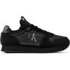 Calvin Klein Jeans Runner Sock Laceup Ny-lth Ym0ym00553, Sneaker da corsa Uomo, Nero Triple Black, 45 EU
