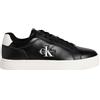 Calvin Klein Donna Sneakers con Suola Preformata Classic Mono con Logo, Nero (Black/Bright White), 39