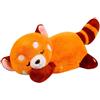 TOPLITHE Panda Rosso Di Peluche, Animale Di Peluche Grande Panda Rosso Di Peluche Carino Giocattolo For Fidanzata Compleanno Ragazze Ragazzi Decorazioni Natalizie(35CM/13IN)