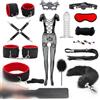 EVANEM Hot oggetti Erótītīcī MAssage Bõndängë Šêx Toy Bõndägë Set Kit Šêxy Coppia Equitment Adulti Šêsso per Coppia Manêttê Šêx Toys 14 pezzi-B73 (Rosso)