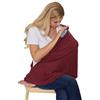NeoTech care - Poncho per allattamento - tessuto morbido - Rosso