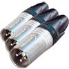 Neutrik PROEL NC3MXX Spina volante NEUTRIK XLR, 3 poli Maschio (Confezione da 3)
