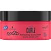 got2b GotCurlz crema rinfrescante per riccioli (1 x 200 ml), crema idratante per styling e nourishes Without Weigh Down
