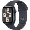 APPLE WATCH SE 40MM GPS MIGNIGHT ALUMINIUM CASE WITH SPORT BAND S/M MXE73QL/A