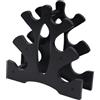 Oshhni Peso Rack Verticale Storage Hold 6 Organizzazione Frame a 3 Livelli Organizzatore di manubri a Manubrio Porta Rack per Donna Palestra