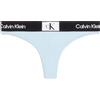 Calvin Klein Thong 258 KW0KW02258 Perizoma, Blu (Keepsake Blue), S Donna
