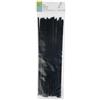 Zarivy Borsa 100 fascette nere 4,8 x 430 mm 100% nylon 66 resistenti e durevoli per fissare e organizzare cavi ed elementi vari.