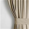 AmeliaHome Set tenda 245 x 140 cm (altezza x larghezza x profondità) con fermatenda, 54 x 10 cm, effetto velluto, 1 pezzo, tenda decorativa per finestre