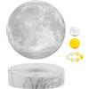 VGAzer decorazione lampada luna galleggiante per la camera dei bambini, galleggiante luna luce notturna magnetica per la camera da letto, soggiorno, arredamento unico casa