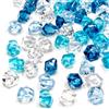 GYSRXS 415PZ Trasparente Cubi di Ghiaccio Finti Diamanti Decorativi in Plastica per Decorazione di Nozze Fotografia Puntelli Vaso Riempitivi,Blu(11×14mm)