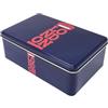 CUCUBA Scatola Contenitore in Latta per Cucina Casa Dispensa Colore Blu Telephone London 2l 20x13x7cm