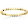 THOMAS SABO Anello in argento sterling 925 riciclato, 18 carati, misura 60, TR2122-413-12-60, metallo prezioso, Senza gemme