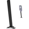 Aigostar Staffa per lampione da 50cm Nera per muro Aigostar