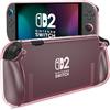ProCase Custodia per Nintendo Switch 2 2025 Cover, Custodia Protettiva Antigraffio, Antiurto con Manico Ergonomico -Rosa