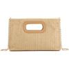 LHHMZ Pochette di paglia da donna, Borsa a tracolla estiva in paglia, Pochette da spiaggia intrecciata, Borse in rafia