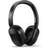 PHILIPS Cuffie Bluetooth Over Ear con Microfono/Wireless, Cancellazione Attiva Rumore, 30 Ore di Riproduzione/Ideale per Smartphone/Auricolari Bluetooth TAH6506BK/00, 2020