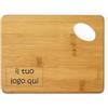 pubblienne Tagliere Personalizzabile Bamboo 20x15 cm - Tagliere Professionale Antibatterico da Cucina Resistente e Reversibile - Taglieri in Legno di bambù con Foro di Impugnatura (Personalizzato)