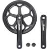 ZUKKA Prowheel Tourney - Guarnitura per bicicletta 48T/52T, braccio in lega di alluminio per Singel Speed 1/6/7/8 x 170 mm, bici da città
