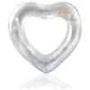 COSORO Salvagente gonfiabile a forma di cuore per bambini, adulti, Anello di Nuoto Galleggiante e Gonfiabile Anello da Nuoto a Forma di Cuore in PVC, per Vacanza Estate Spiaggia Piscina
