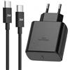 Bimker 45W USB C Caricatore Caricabatterie per Samsung Galaxy S25 S24 S23/S23 Ultra/S22/S21/S20/Note205/A53/A15,USBC Presa Carica Alimentatore Tipo C Spina Ricarica Adattatore con 3M Nylon Cavo USB Type-C