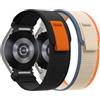 MYAPULUA Trail Loop Cinturino per Samsung Galaxy Watch 7/6/5/4/FE Cinturino 40mm 44mm/Cinturino Galaxy Watch 6 Classic 47mm 43mm/Watch 5 Pro 45mm/Watch 4 Classic 42mm 46mm,Nylon Elastico Sportivo Cinturini