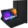 Jeloyutek Tastiera Cover per Xiaomi Pad 7/7 Pro, Custodia con Staccabile Italiano ‎QWERTY Tastiera per Xiaomi Pad 7/7 Pro 11,2 2025, Nero