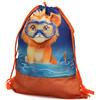 Kiokids BORSA DA SPIAGGIA A RETE PER BAMBINI - ARANCIO