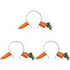 Beaupretty 3 Pz Di Carota Frutta Attraverso La Testa Bopper Da Festa Hawaiani Oggetti Di Scena Per La Posa Della Festa Cappello Da Festa Per Divertimento Donna Testa Dritta
