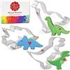 Ann Clark Cookie Cutters Formine per Biscotti Stampi Dinosauro 3 Pezzi, Prodotto negli Stati Uniti by Ann Clark, T-Rex, Brontosauro e Triceratopo